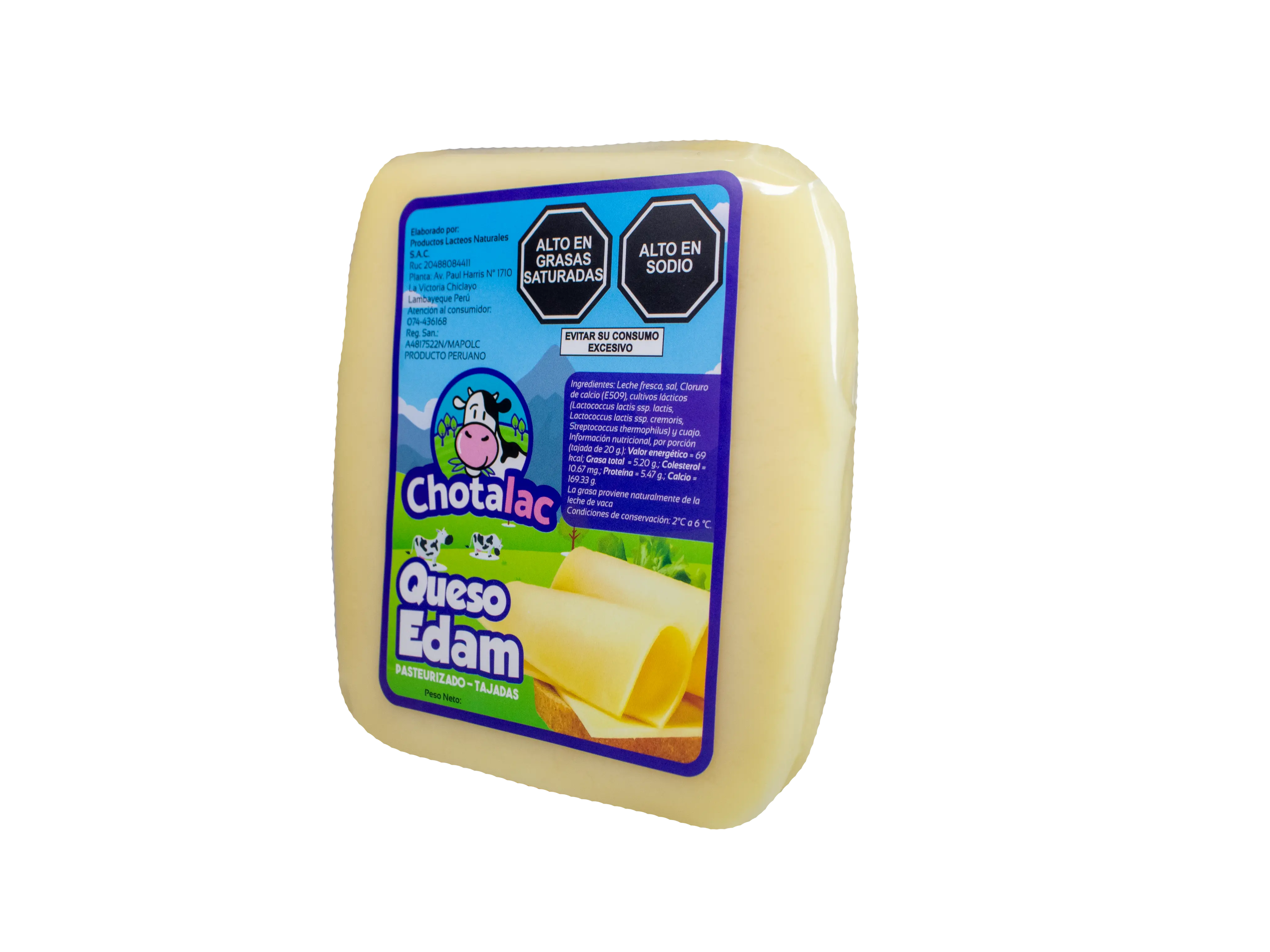 Queso Edam Laminado - Vista 2