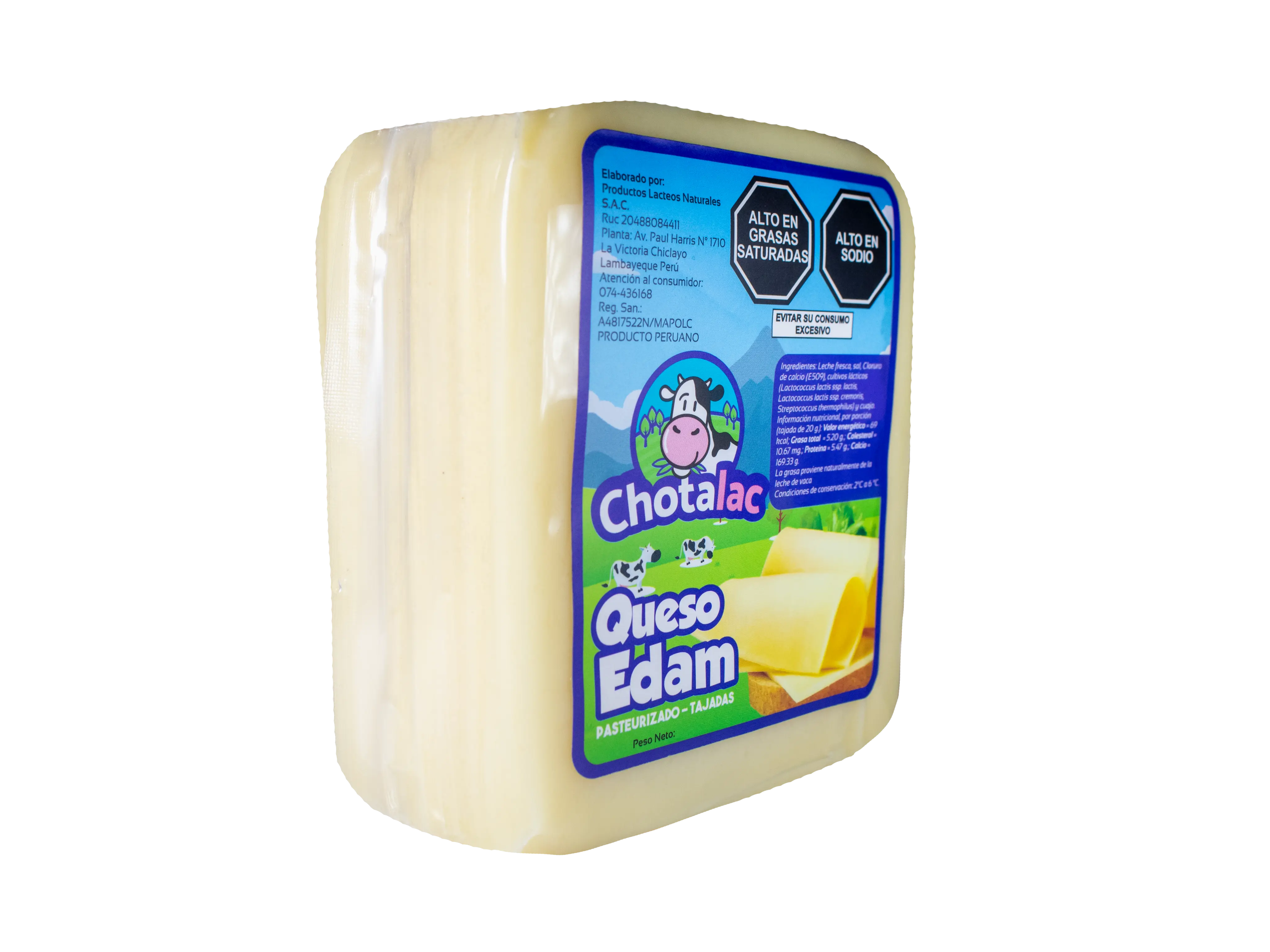 Queso Edam Laminado - Vista 2