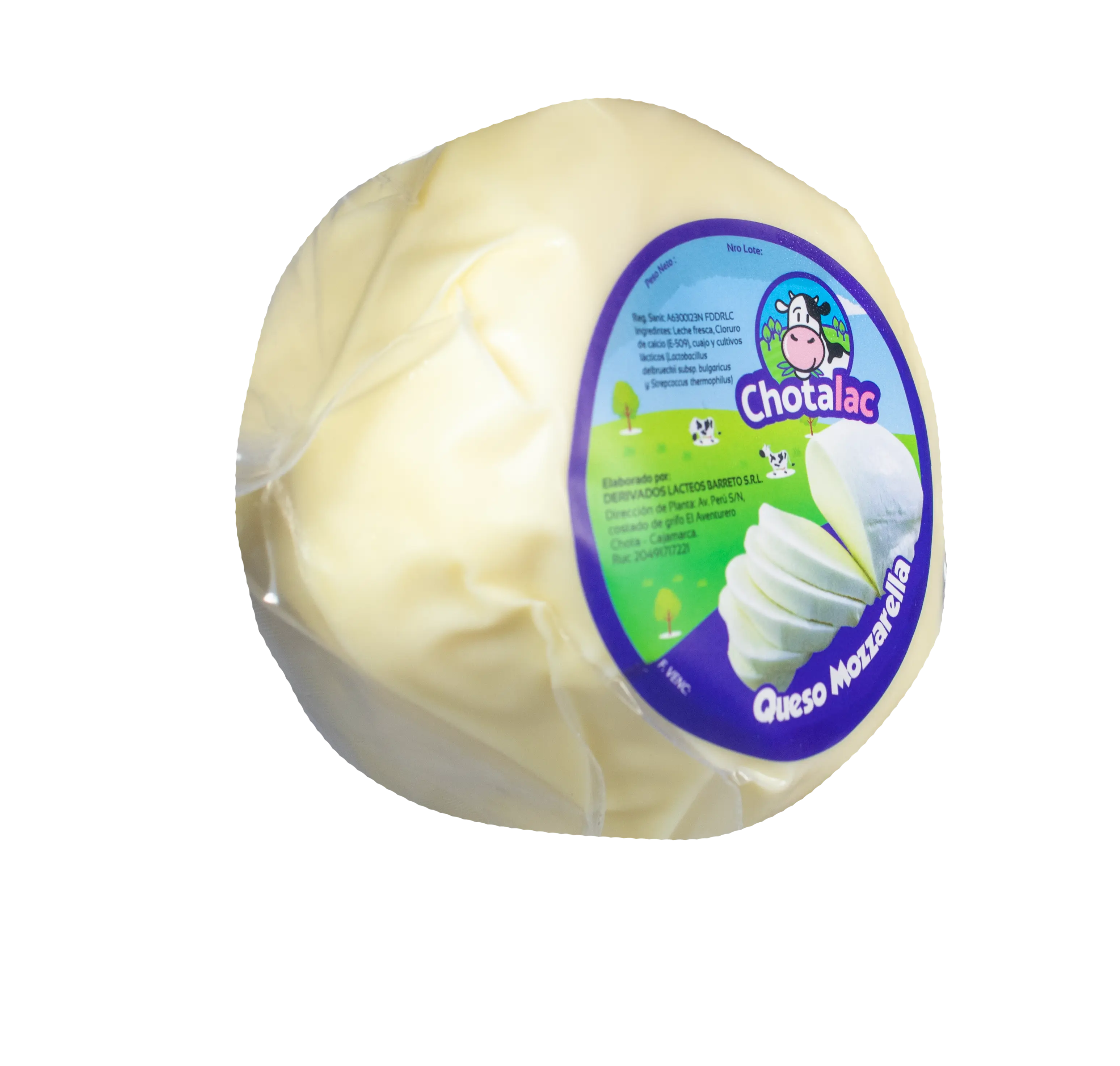Queso Mozzarella sin Sal 250 gr - Vista 2